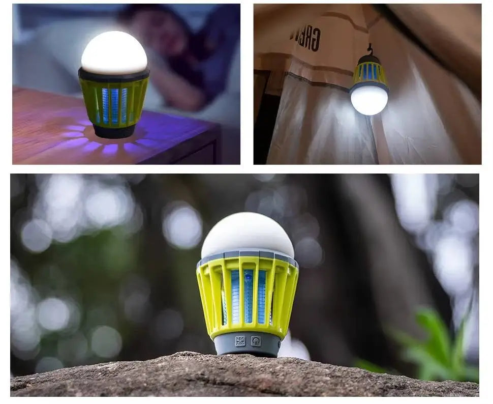 Outdoor Waterproof Camping Lantern with UV Mosquito Killer