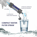 Portable Camping Hiking Mini Water Filter Straw Purifier
