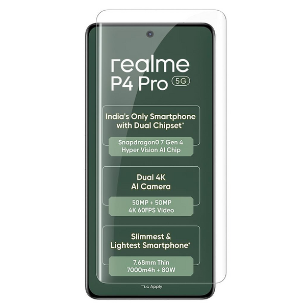 Realme P4 Pro Hydrogel Screen Protector (Pack of 2)