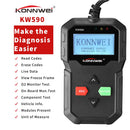KONNWEI KW590 OBDII Diagnostic Scanner Vehicle Engine Diagnosis Code Reader
