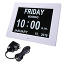 8" Dementia Calendar Clock Digital Alarm Clock