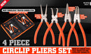 4pcs 7" Circlip Pliers Set