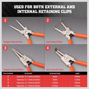 4pcs 7" Circlip Pliers Set