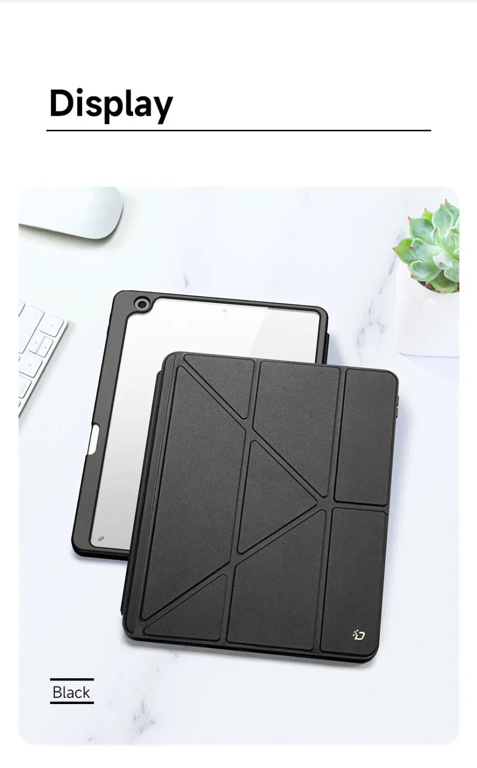 iPad 10.2 7th 8th 9th Smart Case with Pencil Holder