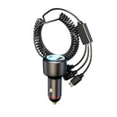 300W Fast Car Charger with Cables
