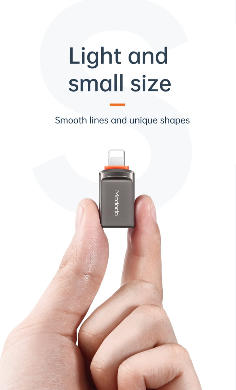USB-A to iPhone Lightning Converter Adapter Support OTG