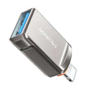 USB-A to iPhone Lightning Converter Adapter Support OTG