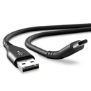 USB-A to USB-C Charger Cable for Nubia Phones (Black) 1m