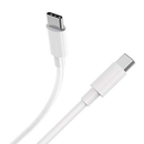 Charger Cable for Motorola Phone USB-C to USB-C (White) 1m