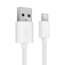 Charger Cable for Motorola Phone USB-A to USB-C (White) 1m