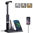 Multifunctional LED desk lamp Wireless Charger with Pen Holder
