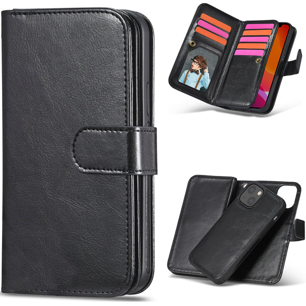 iPhone 13 Mini Case Double Wallet (Black)