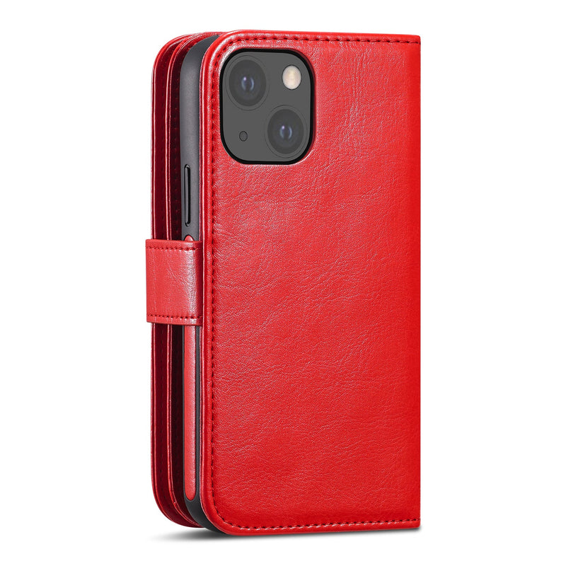 iPhone 13 Mini Case Double Wallet (Red)