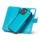 iPhone 13 Mini Case Double Wallet (Blue)