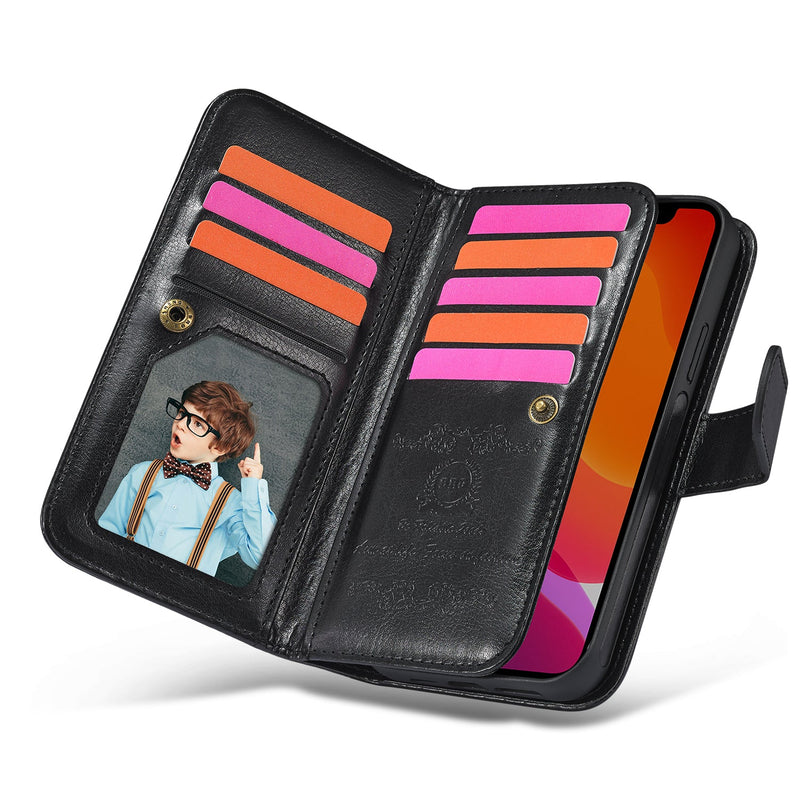 iPhone 13 Pro Max Case Double Wallet (Black)