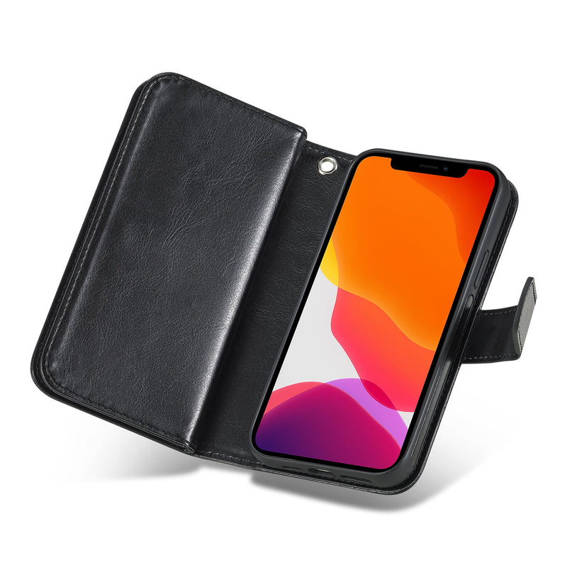 iPhone 13 Pro Max Case Double Wallet (Black)