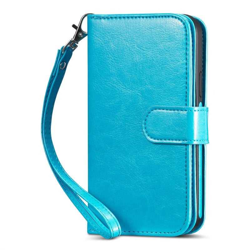 iPhone 13 Pro Case Double Wallet (Blue)