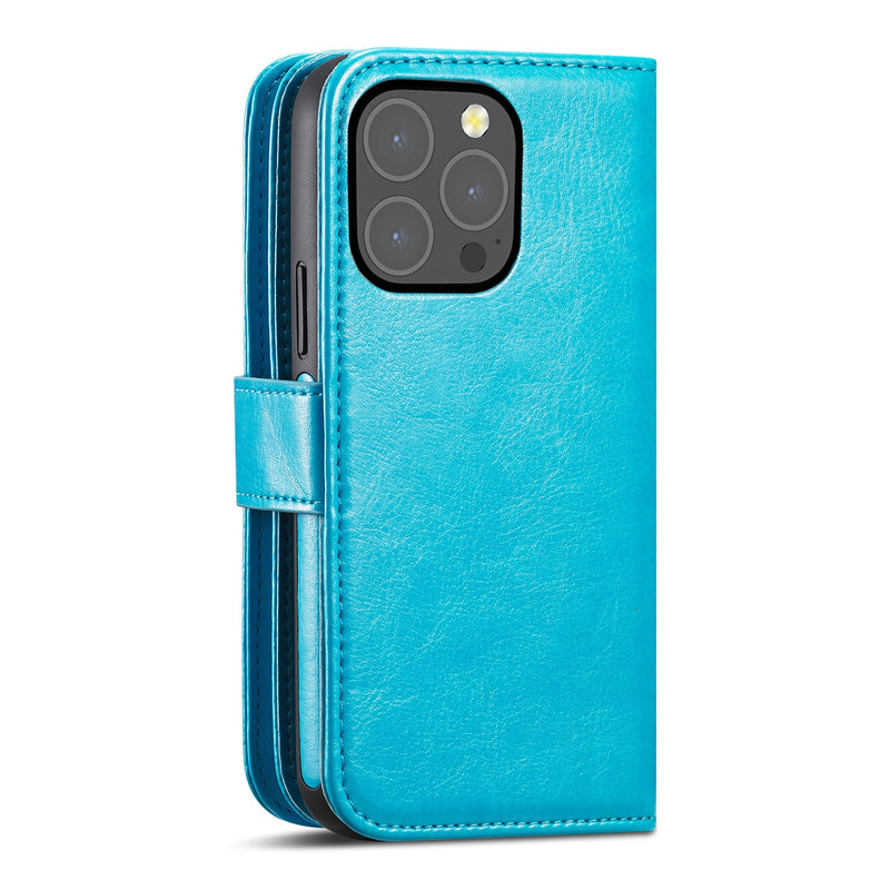 iPhone 13 Pro Case Double Wallet (Blue)