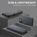 iPhone 14 Plus CaseMe 023 Wallet Flip Cover, RFID Protection, Card Holder