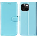 iPhone 15 PU Wallet Case [LightBlue]