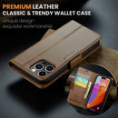 iPhone 15 Pro CaseMe 023 Wallet Flip Cover, RFID Protection, Card Holder