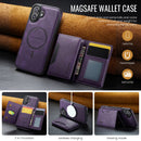 iPhone 16 DG.Ming MagSafe Wallet Case (Purple)