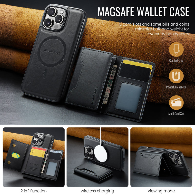 iPhone 17 Pro Max DG.Ming MagSafe Wallet Case [Black]
