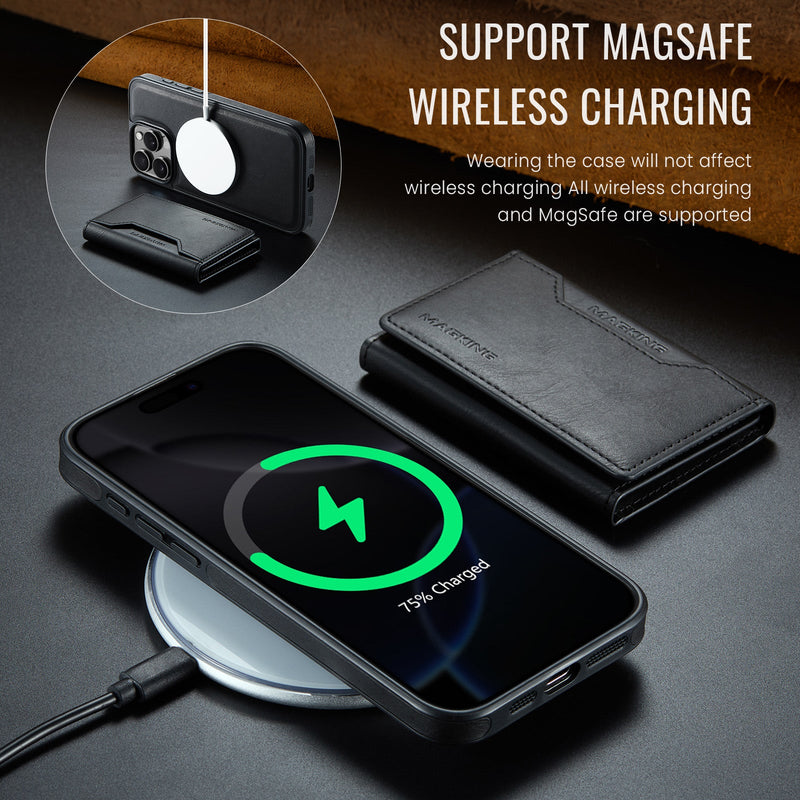 iPhone 17 Pro Max DG.Ming MagSafe Wallet Case [Black]