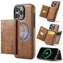 iPhone 16 Pro DG.Ming MagSafe Wallet Case (Brown)