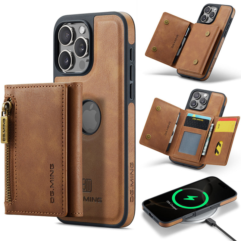 DG.Ming Magnetic Wallet Case for iPhone 16 Pro Max