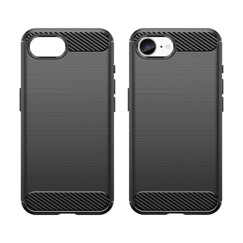 iPhone 16e Carbon Fibre Brushed Case [Black]