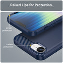 iPhone 16e Carbon Fibre Brushed Case [Navy]