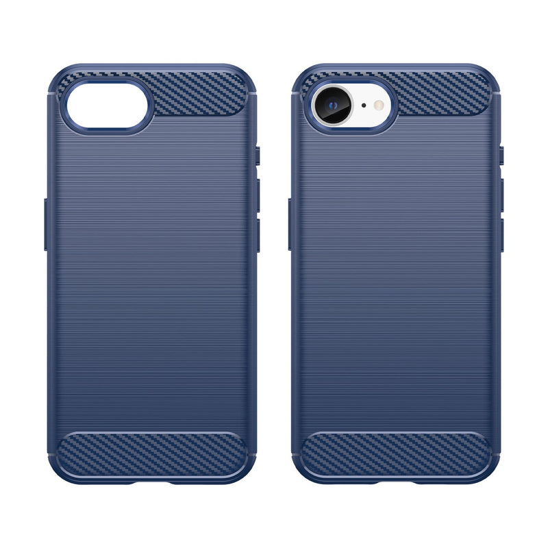 iPhone 16e Carbon Fibre Brushed Case [Navy]