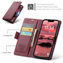 iPhone 16e CaseMe Retro Wallet Case [Maroon]