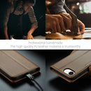 iPhone 16e CaseMe Retro Wallet Case [Brown]