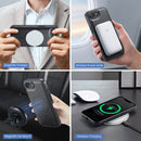 iPhone 16e DG.Ming MagSafe Wallet Case [Black]