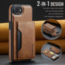 iPhone 16e DG.Ming MagSafe Wallet Case [Brown]