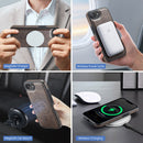 iPhone 16e 17e DG.Ming MagSafe Wallet Case Coffee