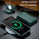 iPhone 16e 17e DG.Ming MagSafe Wallet Case Green