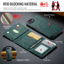 iPhone 16e 17e DG.Ming MagSafe Wallet Case Green
