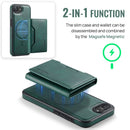 iPhone 16e 17e DG.Ming MagSafe Wallet Case Green