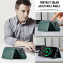 iPhone 16e 17e DG.Ming MagSafe Wallet Case Green