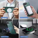iPhone 16e 17e DG.Ming MagSafe Wallet Case Green