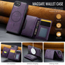 iPhone 16e DG.Ming MagSafe Wallet Case [Purple]