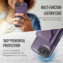 iPhone 16e DG.Ming MagSafe Wallet Case [Purple]