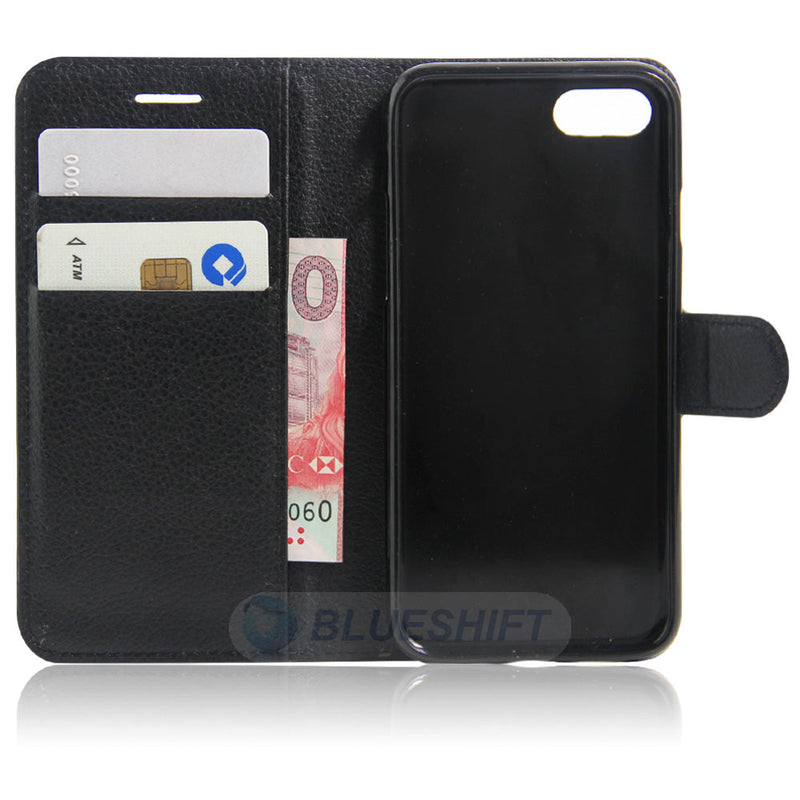 iPhone SE Case (3rd Gen) PU Wallet (Black)