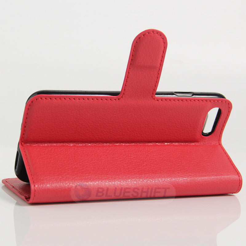 iPhone SE Case (3rd Gen) PU Wallet (Red)
