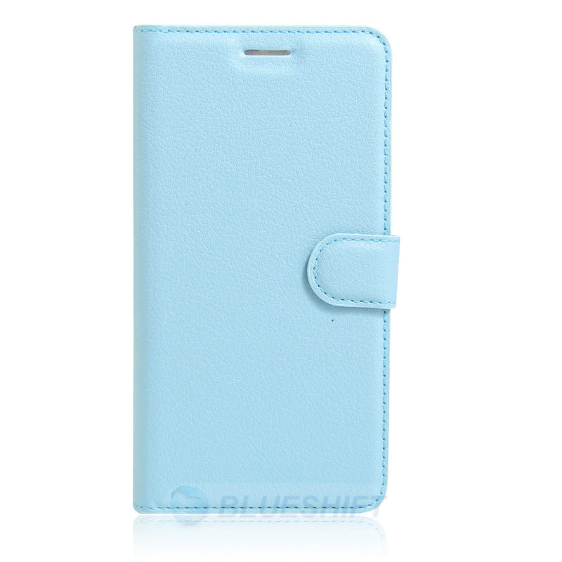 iPhone SE Case (3rd Gen) PU Wallet (LightBlue)