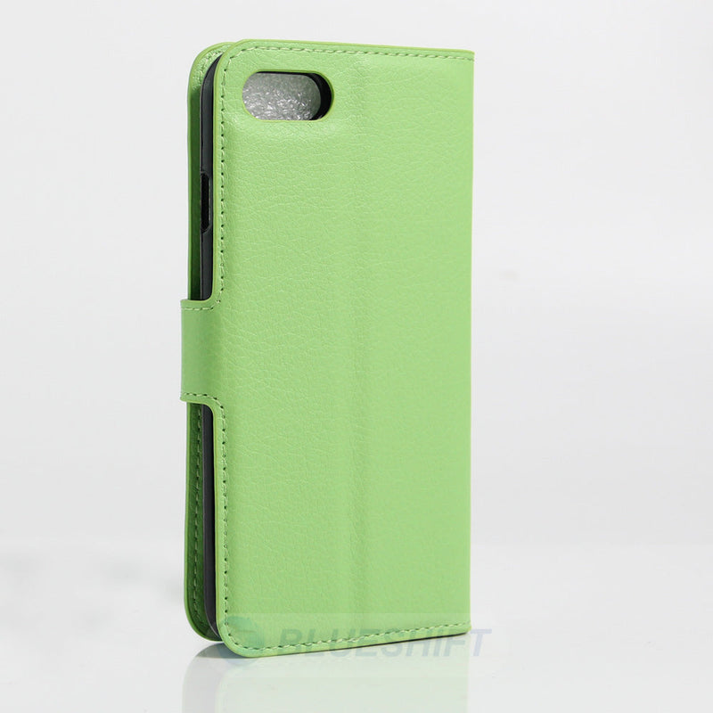 iPhone SE Case (3rd Gen) PU Wallet (Green)