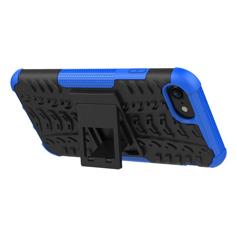 iPhone SE Case (3rd Gen) Heavy Duty (Blue)